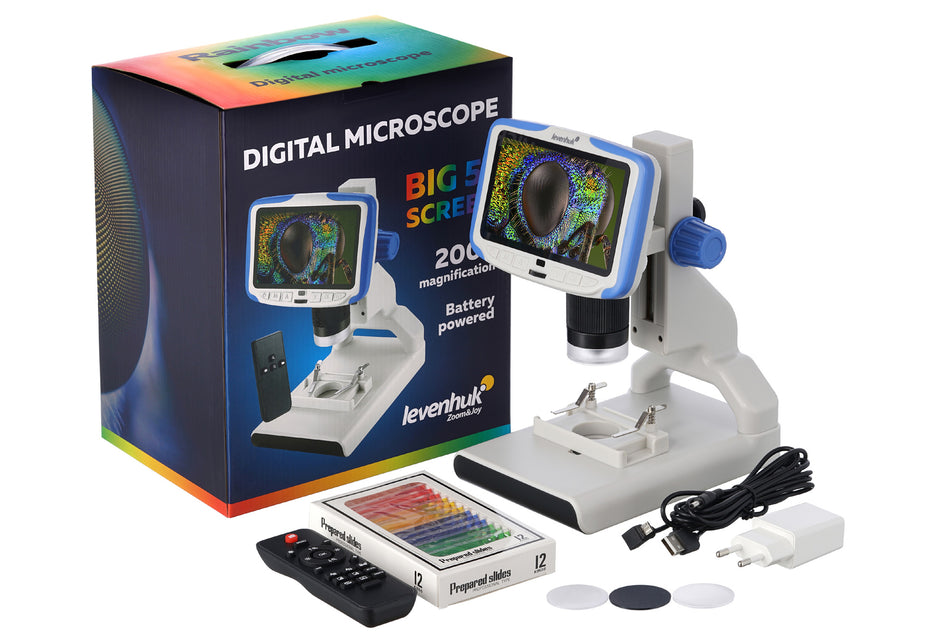 Microscopio digital Levenhuk Rainbow DM500 LCD