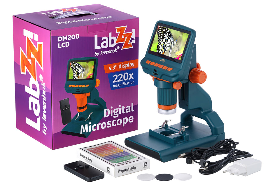 Microscopio digital Levenhuk LabZZ DM200 LCD