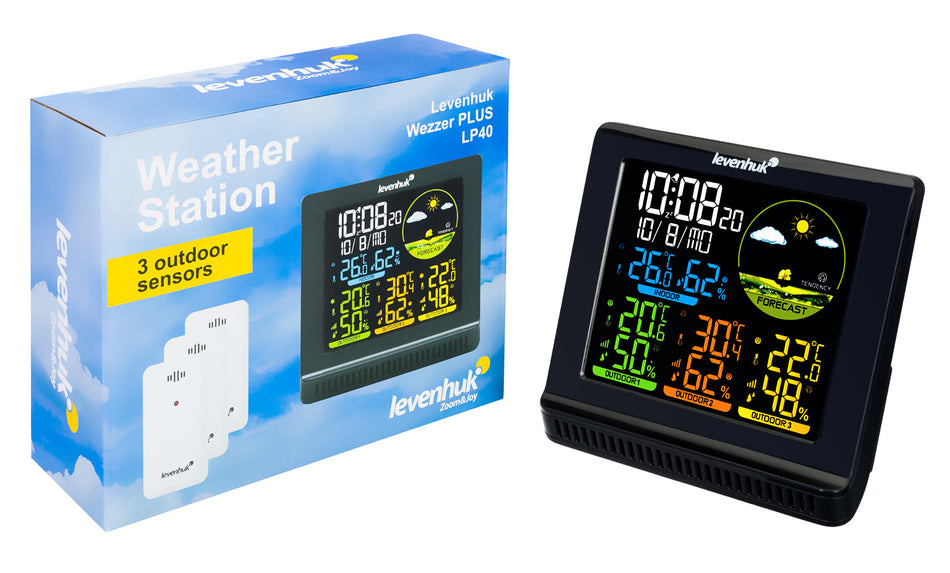 Estación meteorológica Levenhuk Wezzer PLUS LP40