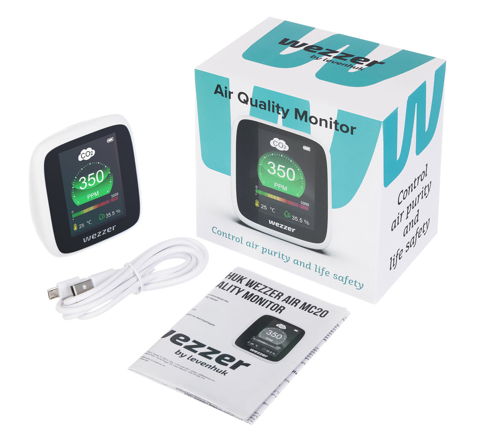 Medidor de la calidad del aire Levenhuk Wezzer Air MC20