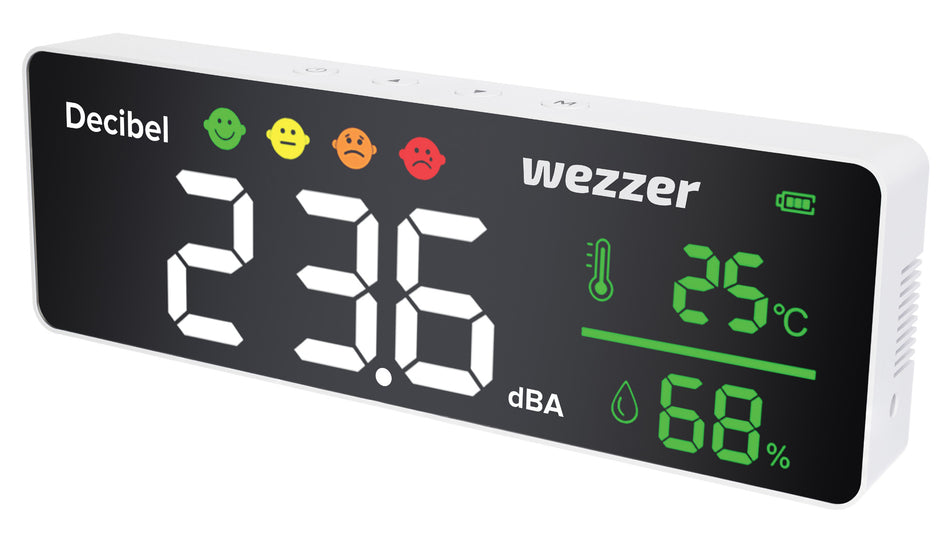 Termohigrómetro monitor de ruido Levenhuk Wezzer Teo TH70