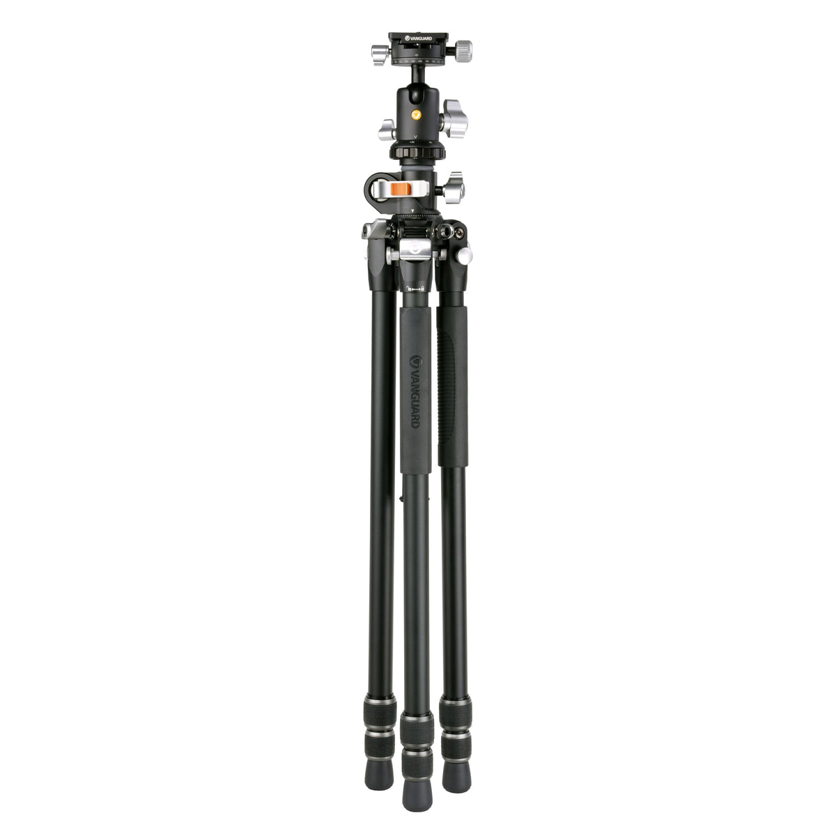 Vanguard Veo 3+ 263AB160S - Trípode de aluminio, rótula de bola y columna central multiángulo
