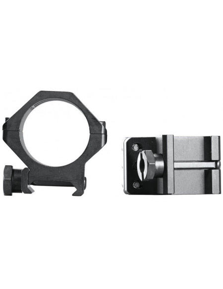 Juego de Anillas WEAVER Táctica Skeleton 6 tornillos 30mm. [Fijas] Bajas